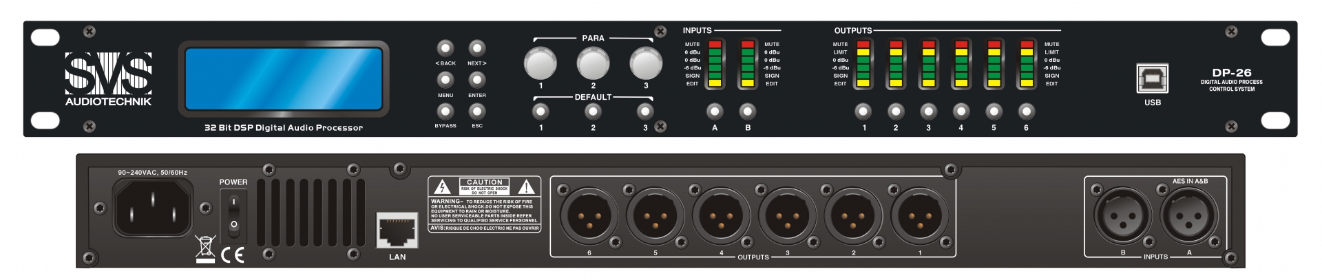 SVS Audiotechnik DP-26 Цифровой процессор: 2 входа 6 выходов в Судаке