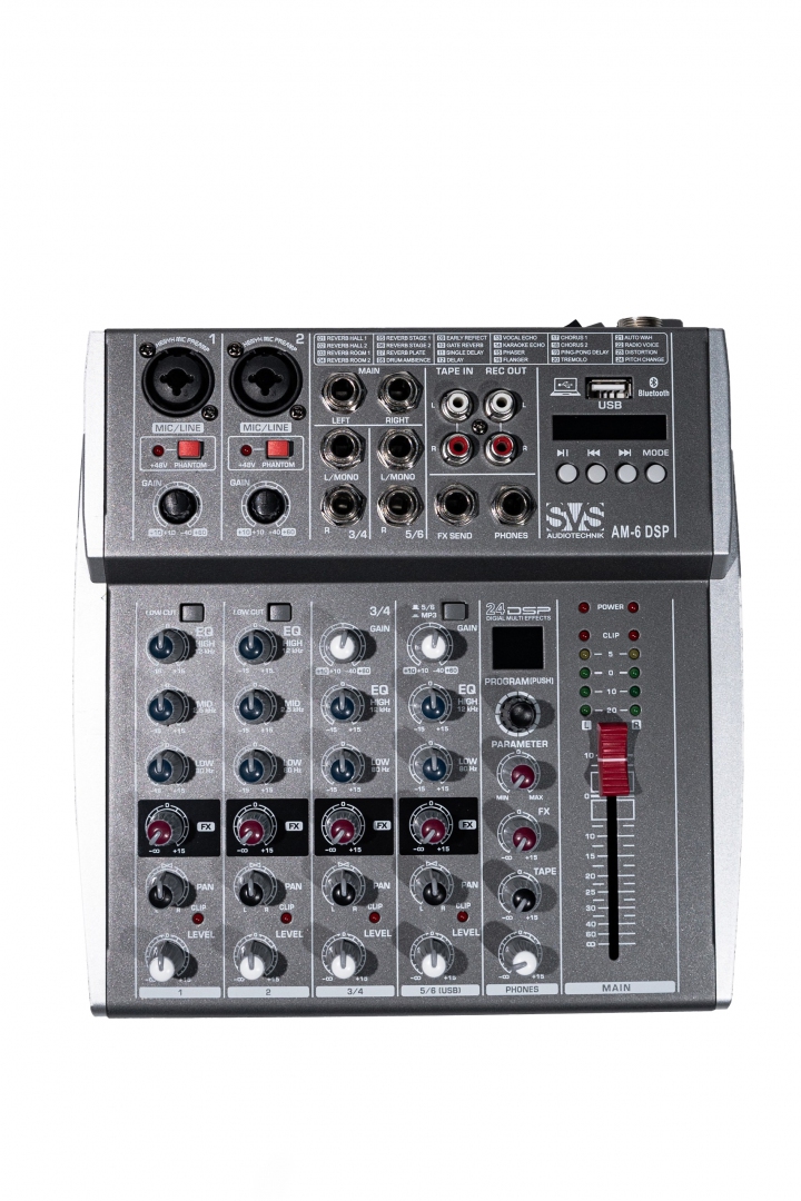 SVS Audiotechnik mixers AM-6 DSP Микшерный пульт аналоговый, 6-канальный SVS Audiotechnik mixers в Судаке