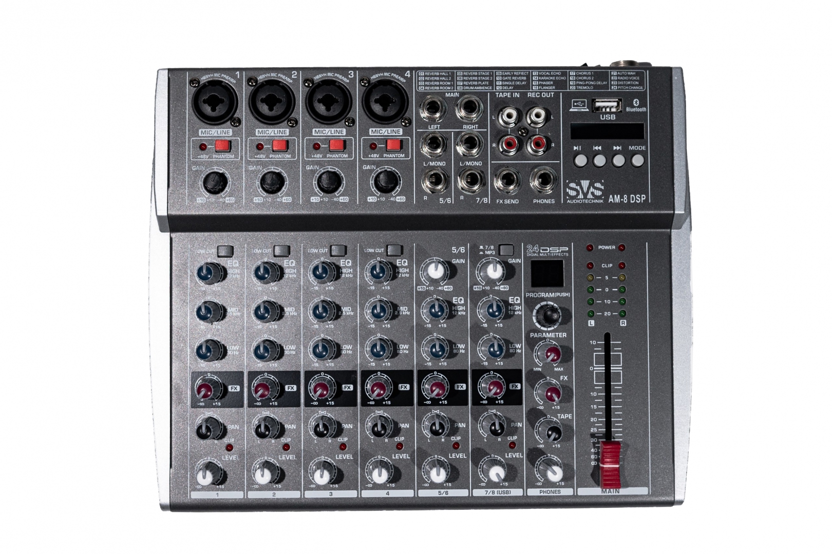SVS Audiotechnik mixers AM-8 DSP Микшерный пульт аналоговый, 8-канальный в Судаке